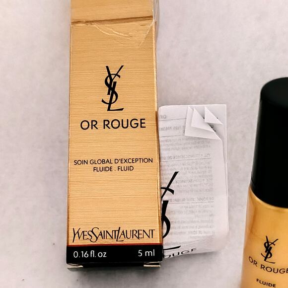 Yves Saint Laurent OR Rouge Soin Global D'Exception AntiAging 0.16fl oz NEW YSL - Picture 2 of 3